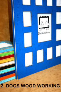 School years frame, 13 opening picture frame, 1)5x7 and 12) wallets 2.5x3.5, collage picture frame, first year frame, multi photo frame
