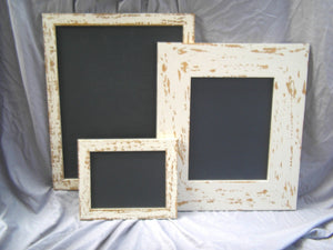 Chalkboard picture frame package 16x20 Shabby Chalkboard framed....choose color... wedding, nursery or Kitchen chalkboard