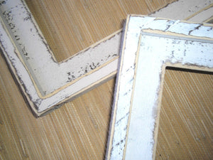 2) 4x6 OR 5x5 OR 5x7 in our "Colored Barnwood" 2" wide with outside cap  Photo Picture Frames (You CHOOSE from 28 Colors)