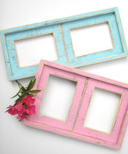 2 opening Multiple opening photo picture frame to fit 2) 5x7 OR 2) 4x6 openings.You choose the opening size and Color from 18 colors