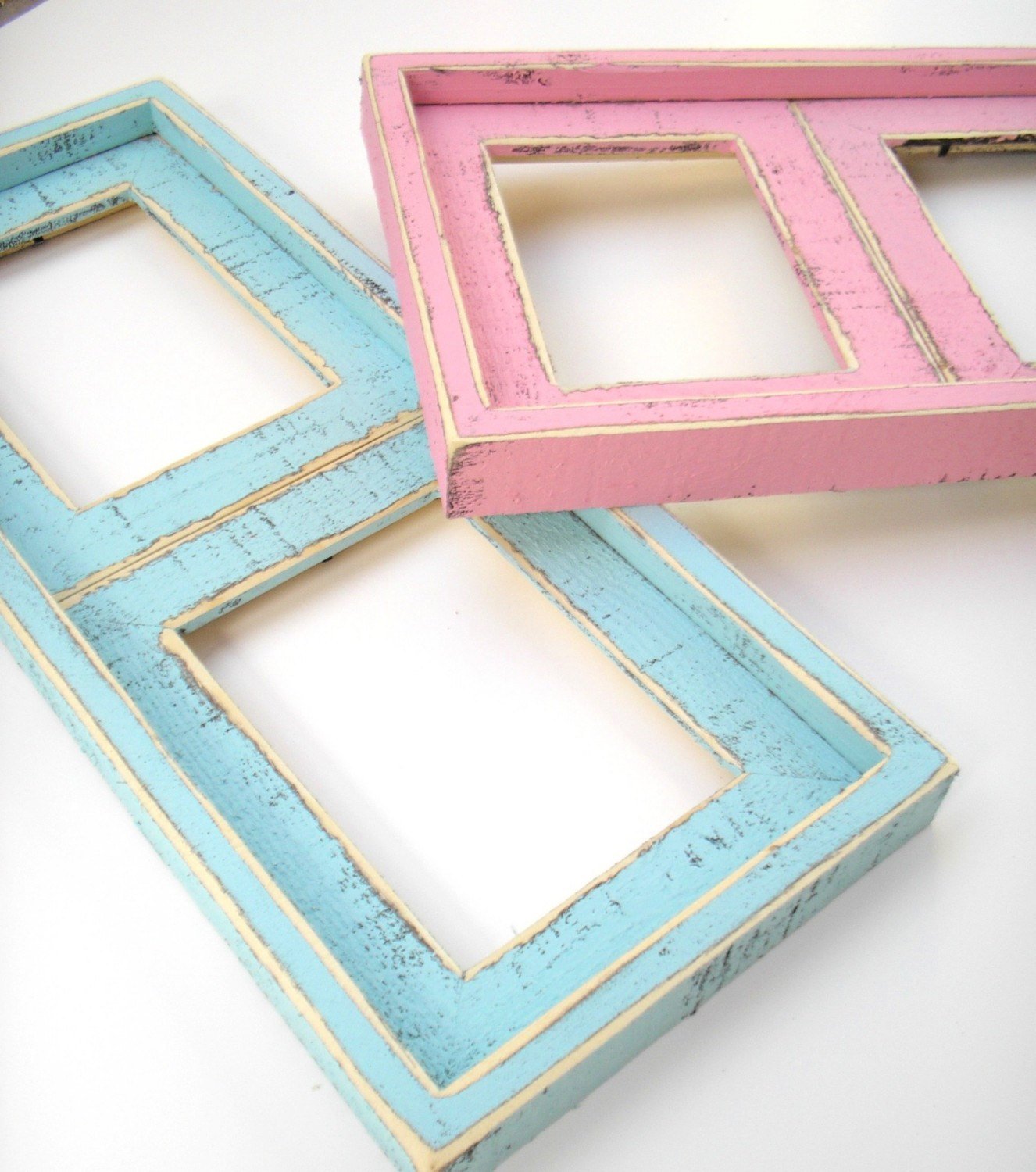 2 opening Multiple opening photo picture frame to fit 2) 5x7 OR 2) 4x6 openings.You choose the opening size and Color from 18 colors