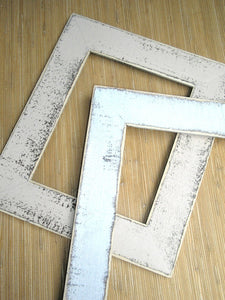 Barnwood distressed picture frames 2) Two Frames 10x10 OR 12x12 OR 11x14 picture frames 2.25 in. wide ( 63 COLORS)