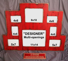 8 opening picture frame 63 colors...in our "Designer" Collage Multiple opening photo picture frame Collection