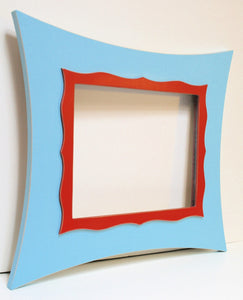 Whimsical Picture Frame a Chunky 5 in Funky Fun Shabby 10x10 OR 12x12 OR 11x14 Whimsical Expression's picture frame . Avail. in ANY size