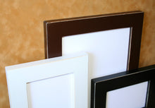 2 Picture frames 8x8 OR 8x10 OR 8.5x11 OR 8x12 "Slightly Weathered Rustic Solids" 1-1/2" Wide picture photo Frames