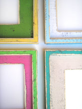 8x8 picture frame, Colored frame, Colored Barnwood, picture photo frame, bright frame, distressed frame, weathered frame, square frame