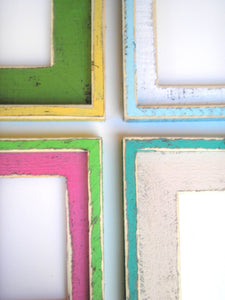 Two Color Picture Frame 11x17, 12x16 or 12x18 The "ORIGINAL" 2 Color Choice Frame "SHAKE It Up BABY" 63 Colors in a "Chunk-a-Licious" 3"