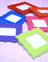 3 THREE Picture frames "Whimsical Expressions" style 3) 5x5, 4x6, 5x7 Or 6x6 CHOOSE COLORS whimsical picture photo frames