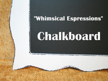 Chalkboard Picture Frame Whimsical Package with a overall size of 24x28  in our "Whimsical Expressions" Choose from 3 styles and 63 colors