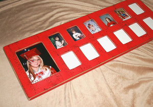 School year days, Picture frame, k-12 frame, Collage multi opening, first year frame, Multiple picture frame, 13 hole frame, Choose color
