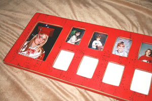School picture frame, k-12 frame, First year frame, Collage picture frame, Multi photo frame, School year days, 1-5x7 and 14-2.5x3.5 wallets