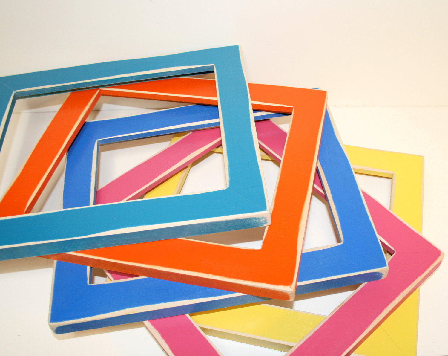 Bright Picture frames 2) 8x8 or 8x10 You CHOOSE COLORS from the 