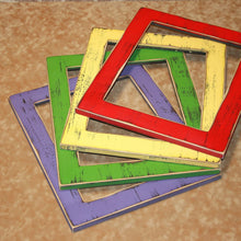 Chunky Picture frame package three 3) 8.5x11 or 8x12  chunky 2.25" wide You Choose Color Distressed picture photo frames