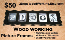 50.00 Gift certificates from 2 Dogs Wood Working for Photo Picture Frames (From Shabby to Traditional)