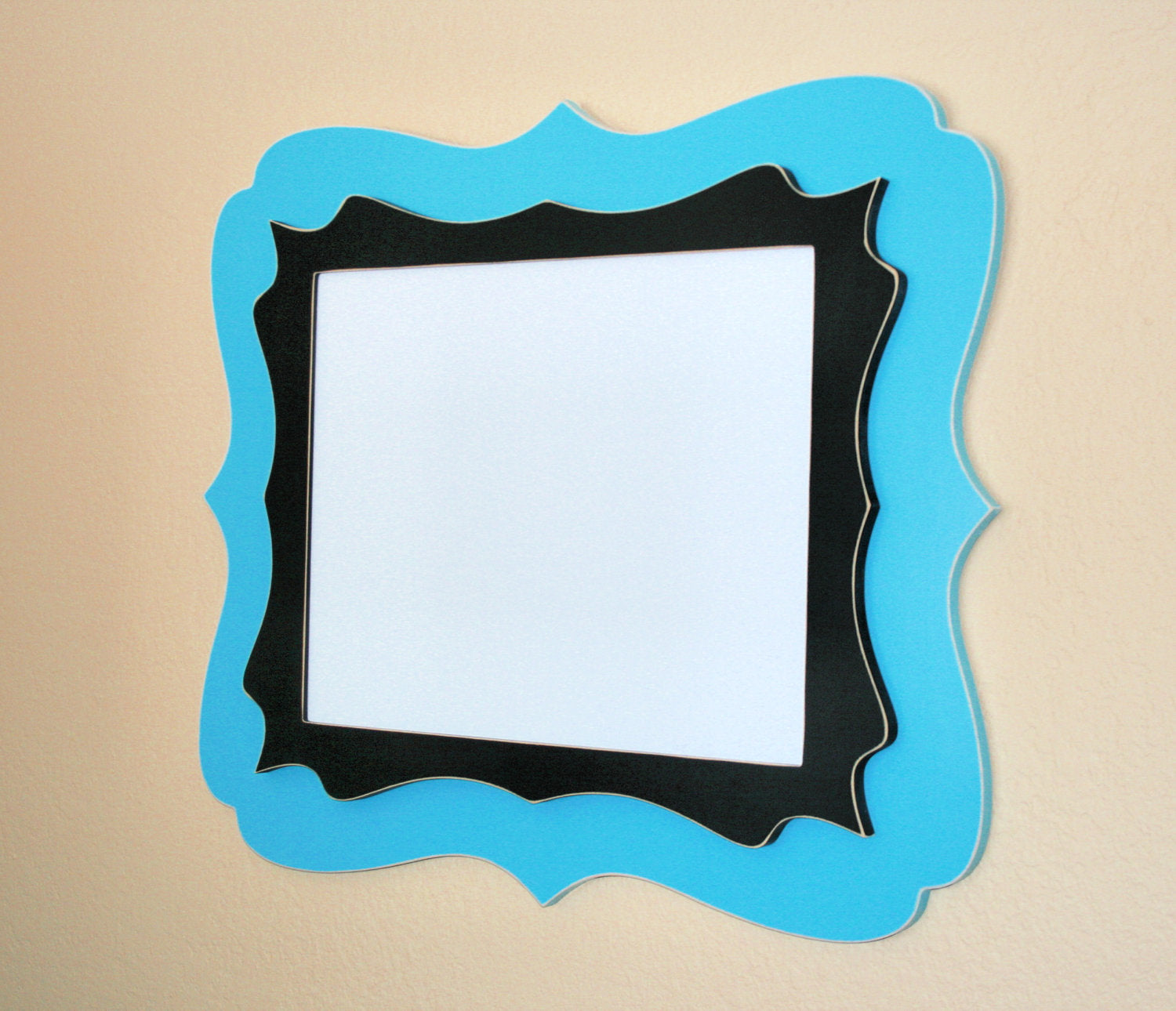 Curvy Picture Frame 16x16 or 16x20 Whimsical 