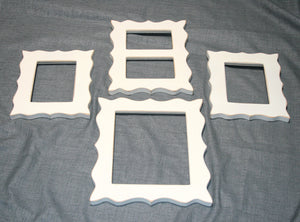 Whimsical Picture Frame "Package" 4 Picture Frames including a Multi opening Whimsical picture photo frame You choose Color