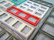 Large picture frame Multiple opening frame 7) 5x7, 4x6, 4x4 or 5x5 Multi opening shabby weathered distressed frame 63 colors