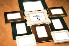 Whimsical Picture Frame Multi 9 opening "Stack-ables" Multiple openings 1) 8x10 and a mix 4x6 and 5x7 Large gallery picture frame