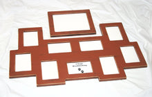 Multi opening picture frame 9) 4x6 and 1) 8x10 Collage Multiple picture frame..Choose STYLE, COLOR This is from our "Designer" Multi-opening