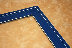 Navy Blue wood Picture Frame Distressed 8x8 or 8x10  "Chunk-a-Licious" or choose from 63 colors