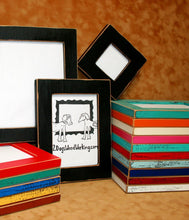 6x6 picture frame, Colored frame, Black photo Frame, weathered frame, Distressed frame, colorful frame, shabby chic frame, 67 colors 1.5"
