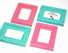 colored picture frame, 6x6 or 7x7 frame, Colorful frame, square frames, distressed rustic frame, shabby frame, weathered frame, 67 colors