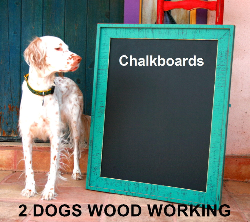 framed Chalkboard, Kitchen chalkboard, Large wedding chalkboard, Memo board, large exterior size of 28x34, 3